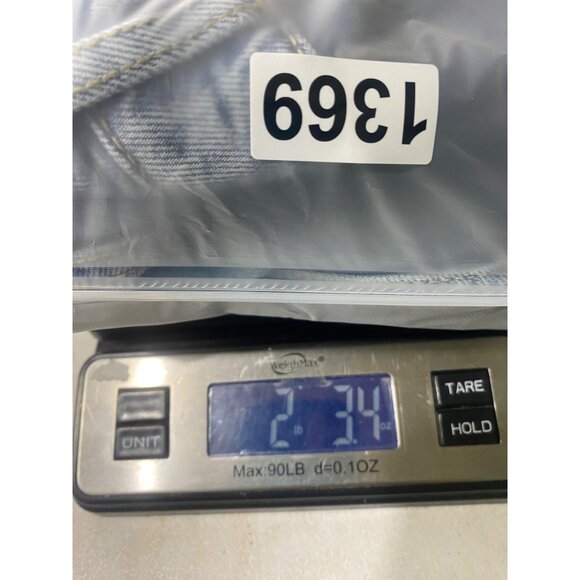 KanCan Estilo Jeans Womens Size 18 Light Wash Distressed Denim Straight Leg - Picture 14 of 14